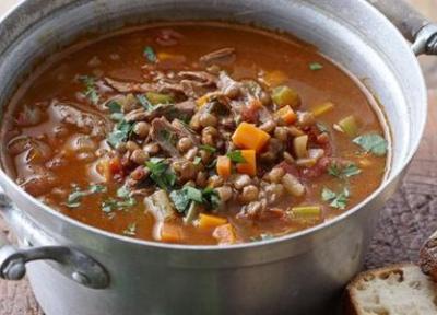 طرز تهیه سوپ ماهیچه مراکشی خوش طعم و مقوی در خانه
